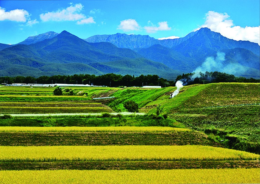 9月　実りの八ヶ岳山麓　撮影：古屋治